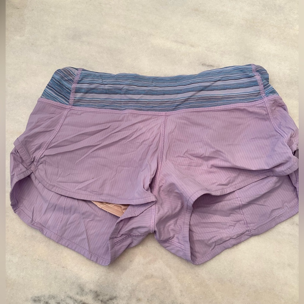 Lululemon purple shorts
